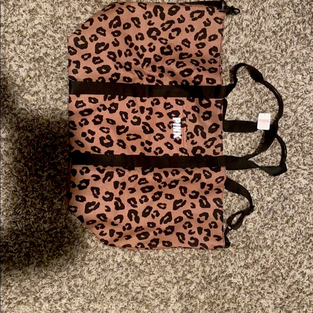 Victoria Secret leopard tote